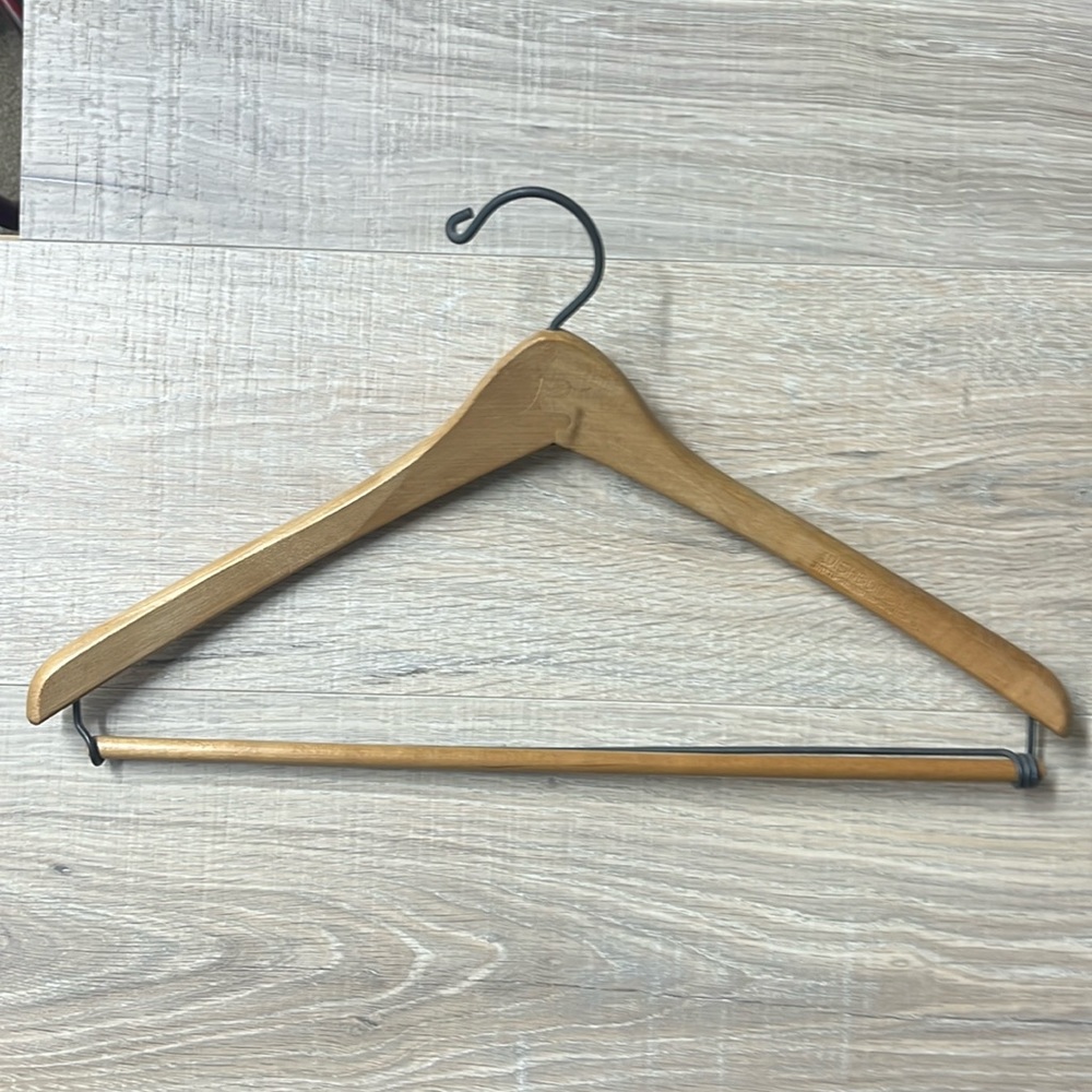 Antique wooden hanger by Wishbone